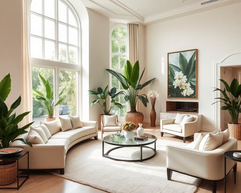 Luxury living interior